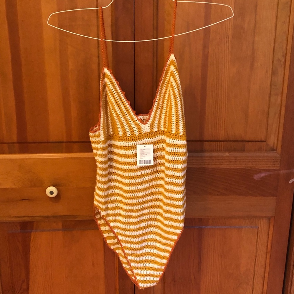 Out From Under Urban Outfitters Crochet Bodysuit